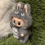 Labubu clothes 15/17cm vinyl doll pendant generation tempura fried shrimp plush cat standing hand-made baby clothes