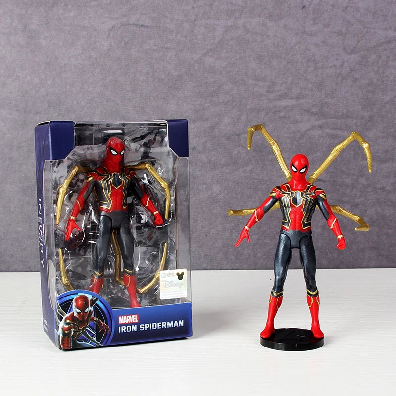Avengers Legends Iron Man Spider Man Thor Captain America Thanos Hulk War Machine Action Figures Gif