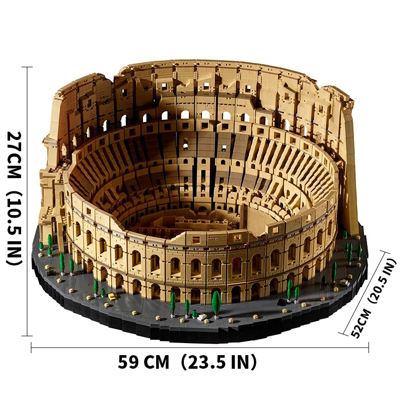 Colosseum Building Blocks Set – Massive Architectural Model (9036 Pieces, Compatible Bricks)