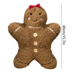 40cm Christmas Gingerbread Pillow Pendant Christmas Tree Party Home Decor New Year Gift Noel Cute Pillow For Decoration Couch