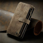 Business Flip Leather Case For Samsung Galaxy A56 A36 A16 A55 A35 A25 A15 A54 A34 A14 A53 A33 A13 A52 Zipper Wallet Card Cover