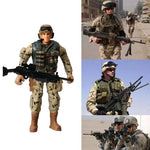 24Pcs/Set Army Men SWAT Team Special Forces Soldiers WWII War Game Action Figures Playset Military Modle For Kid Boy Gift