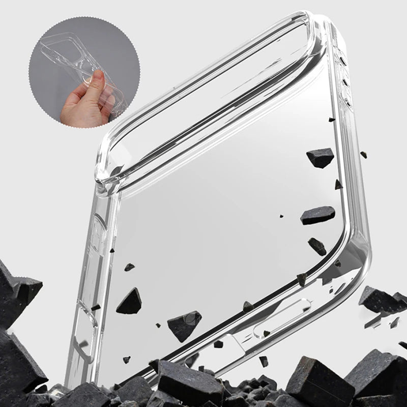 Ultra Thin Clear Shockproof Phone Case For iPhone 17 Pro Max Transparent Soft Silicone TPU Cases For iPhone 17 Air Back Cover