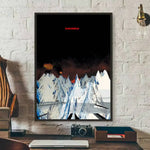 Rock Band R-Radiohead Poster Gallery Prints Self Adhesive Home Decor Decoration Wall Decals Living Room Sticker