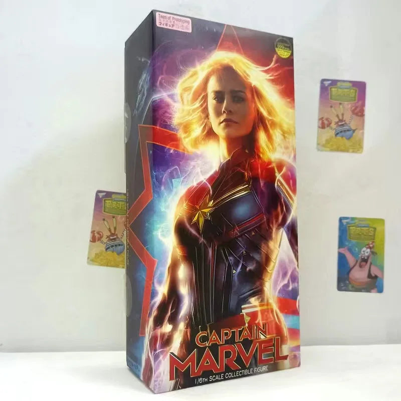 Marvel Super-Heroes Anime Figure Series Captain Marvel Thor Action Figure Toys 1/6 Statue Models Collection Toy Gifts Toys