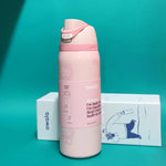 Owala 24OZ/32OZ Stainless Steel Vacuum Insulated Sports Water Bottle, Perfect Companion for Your Outdoor Adventure