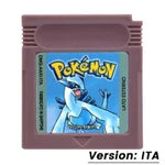 Pokemon Red Blue Crystal Golden Green Silver Yellow GBC Game Card 16 Bit Video Game Cartridge Console Cards For GB/SP