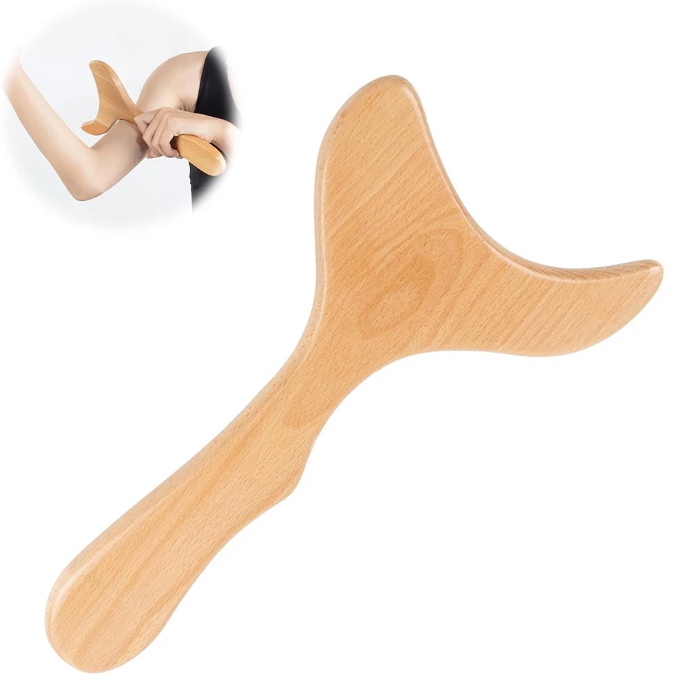 Wooden Massage Tools for Lymphatic Drainage, Anti-Cellulite Body Shaping, Gua Sha, and Sore Muscle Relief