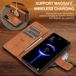 2 In 1 Magnetic Leather Case for Samsung Galaxy S25 Ultra S24 Plus S23 + S25Ultra S25U Wireless Charging Card Slot Phone Cover