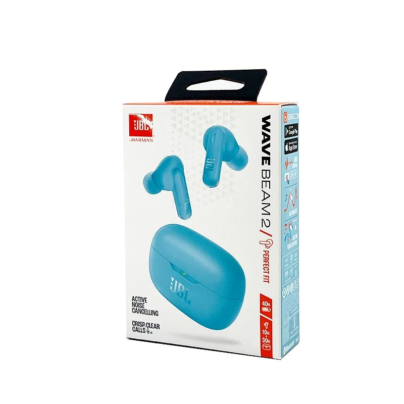 JBL Wave Beam 2 True Wireless Earbuds with Active Noise Cancelling