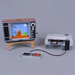Retro Game Console Building Blocks Set – Classic Model with Joystick & Cartridges (Compatible Bricks)