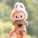 17cm Cute Mini Plush Doll'S Clothes Outfit Accessories For Korea Kpop Exo Labubu Idol Dolls Sweater Clothing DIY Kids Girl Gift