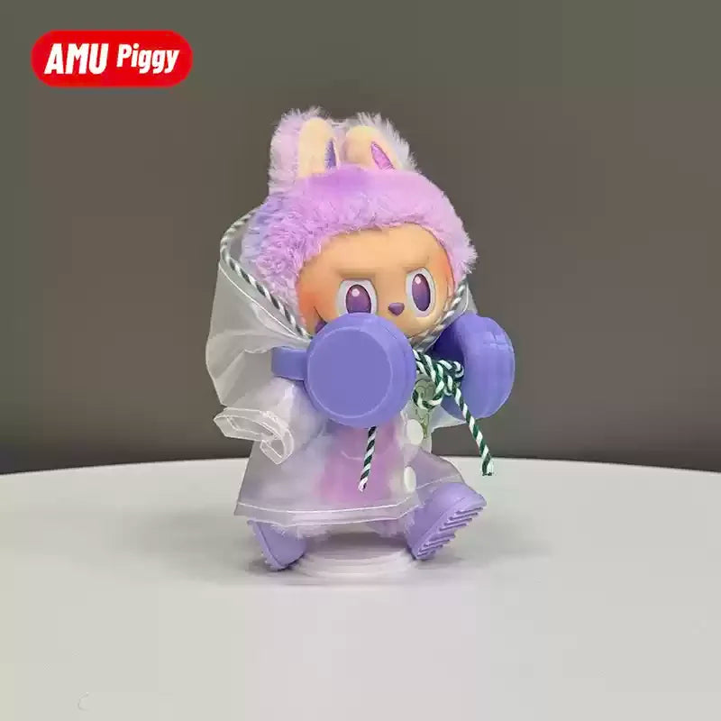 Doll Clothes: Baby Clothes Third Generation, Front High Energy Set, Sitting Party, Macaron,Only clothes