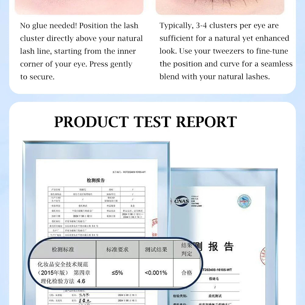 Upgraded Sunflower False Eyelashes No Glue Fake Lashes  Natural Reusable Band-Free Lashes Manga Lash Makeup Korean