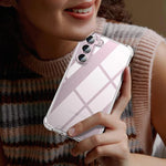 Hybrid Shockproof Case For Samsung Galaxy S25 FE S24 S23 S21 S22 Plus Ultra Clear Hard Case For Samsung A56 A36 A54 A34 A53 A33