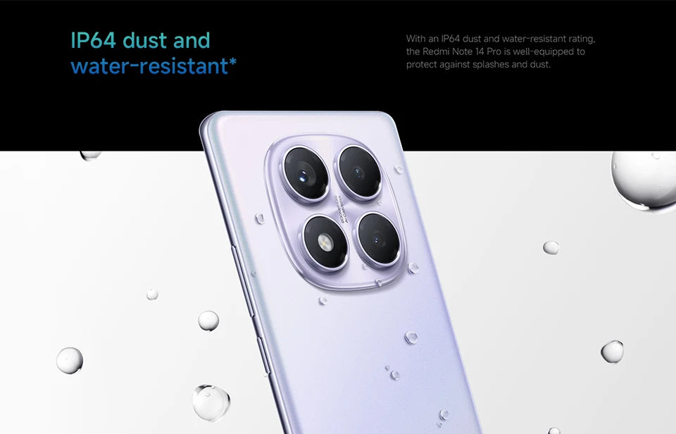 Global Version Xiaomi Redmi Note 14 Pro 4G Smartphone 200MP AI Camera MediaTek Helio G100-Ultra 6.67