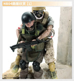 1/6 Action Figure Military Army 30cm Combat Swat Police Soldier With Gun Forces Model Toys