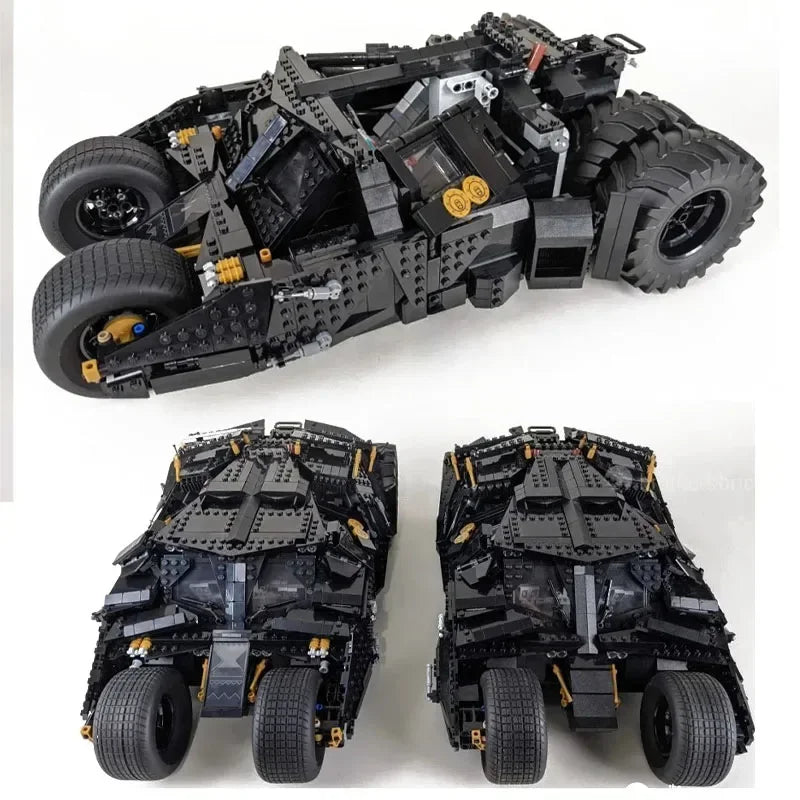 2049-Piece Dark Knight Batmobile Building Kit – Premium Collector Car Model (Compatible Edition)