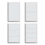 Manhot Matter WiFi Smart Wall Light Switch 1 2 3 4 Gangs with Neutral Wire Push  Physical Light Switches work with Homekit App
