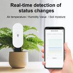 Tuya Zigbee Temperature Humidity Moisture Detector Smart Soil Tester Moisture Sensor Real Time Monitor Support Home Assistant Z2