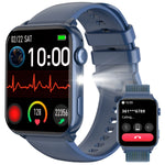 New 2025 Blackview R30 Max Smartwatch with LED Flashlight 1.91'' TFT Screen Health Monitor Bluetooth Watches for Men Women Gifts