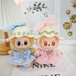 For 17cm Labubu V2 V1 Purple Dress Doll Clothes Outfit Accessories Idol Doll Clothing for Kid Gift Labubu Ropa