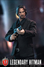 Kingdom KD9001 1/12 Scale Collectible Figure Killer John Wick Keanu Reeves Model 6inch Full Set Men Soldier Action Figure Soldie