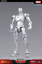 Fondjoy Marvel Iron Man MK1 Assemble Toy ABS Material First Generation Iron Man 1/12 Action Figures Toy Birthday Gifts for Boys