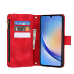 for Samsung Galaxy A35/A34/A25/A24/A73/A72/A55/A54/A53/A52/A15/A14 Case Wallet, Durable Leather Magnetic Buckle Flip Card Holder