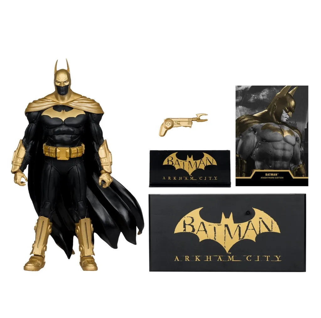 McFarlane Toys Batman Arkham City Knightmare 18cm Action Figures Gold Label DC Multiverse Model