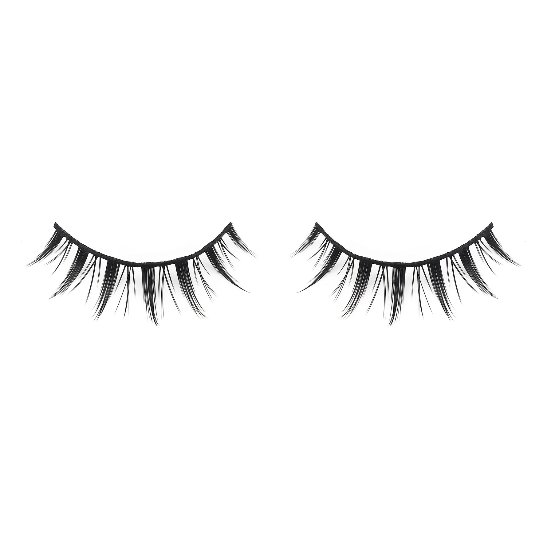 DINGSEN Fake Eyelash Anime Lashes 5 Pairs Little Devil Eyelashes Natural Daily Makeup Manga Eyelashes Clear Band Eyelashes