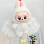 Doll Clothes For Labubu V1 V2 V3 Doll Plush Idol Doll Angel Wings Serise Decoration Accessories Diy Toy Sitting Party Fans Gift