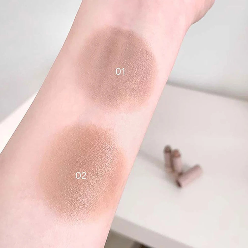 Cappuvini Moisturizing Silky Three-dimensional Contour Stick Natural Matte Single Color Suitable For Nose Shadow Makeup Contour