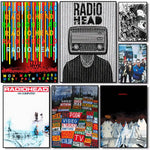 Rock Band R-Radiohead Poster Gallery Prints Self Adhesive Home Decor Decoration Wall Decals Living Room Sticker