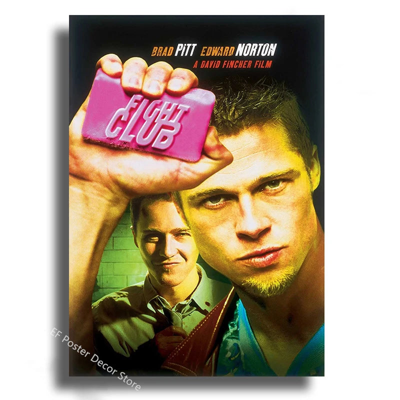 Movie Poster Film Fight Club Aesthetic Prints Picture Gift Kitchen Room Home Decor Club Bar Cafe Decoration Art Wall Painting
