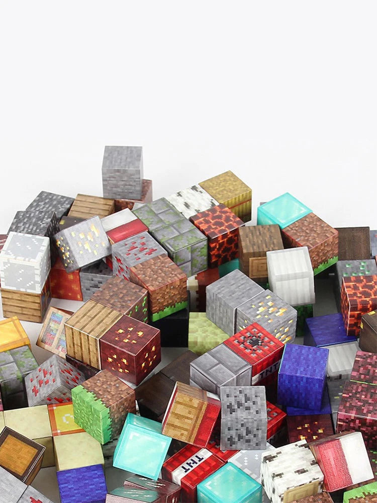 Magnetic building blocks toy building blocks full set of children's DIY assembly toy building blocks table building games June 1