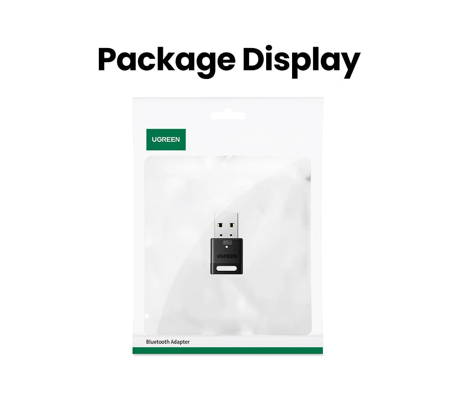 UGREEN USB Bluetooth Adapter, Bluetooth 6.0 Dongle for PC Windows 11/10/8.1, Bluetooth Receiver & Transmitter for Keyboard/Mouse