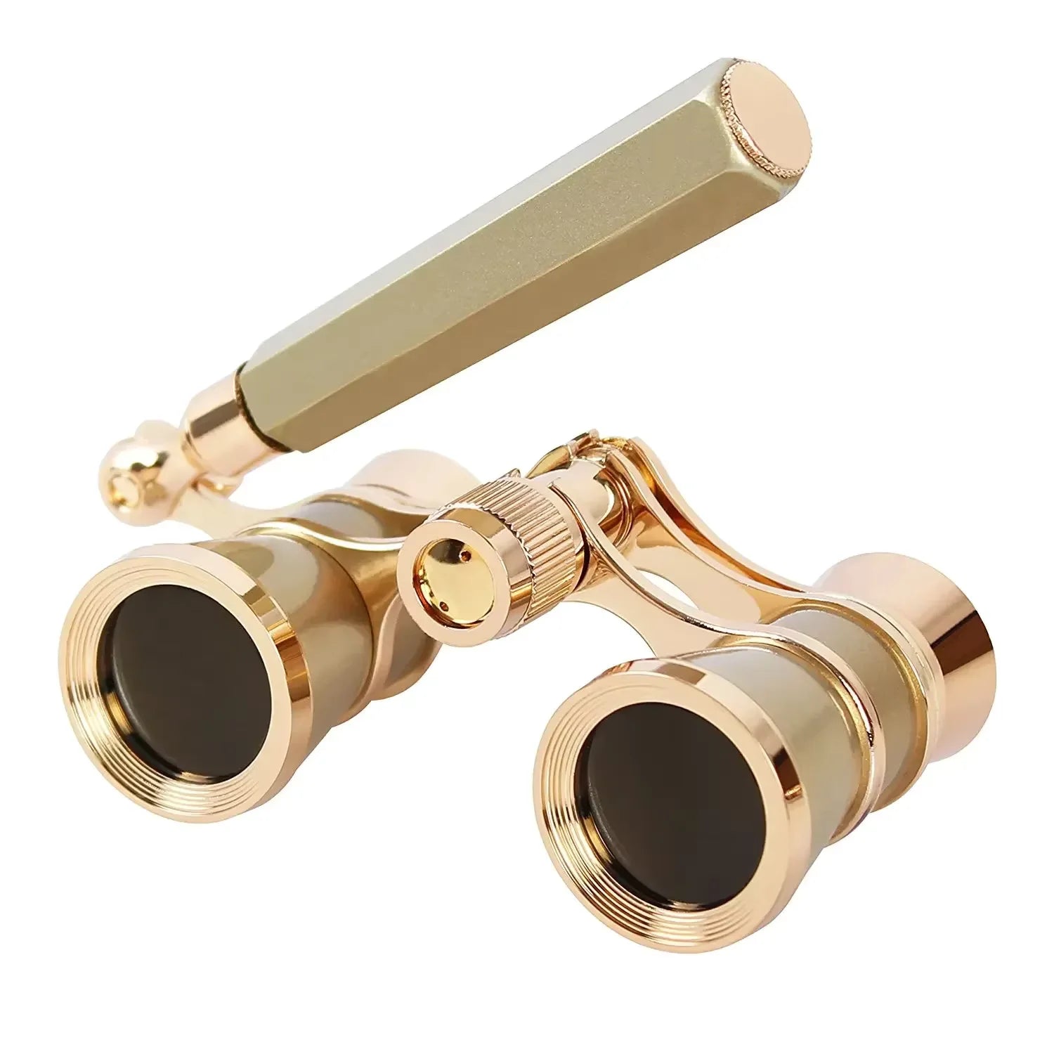 Opera Glasses Binoculars Metal Body With Chain/handle Theater Telescope Women Girls Optical Design Gift Retro Binoculars