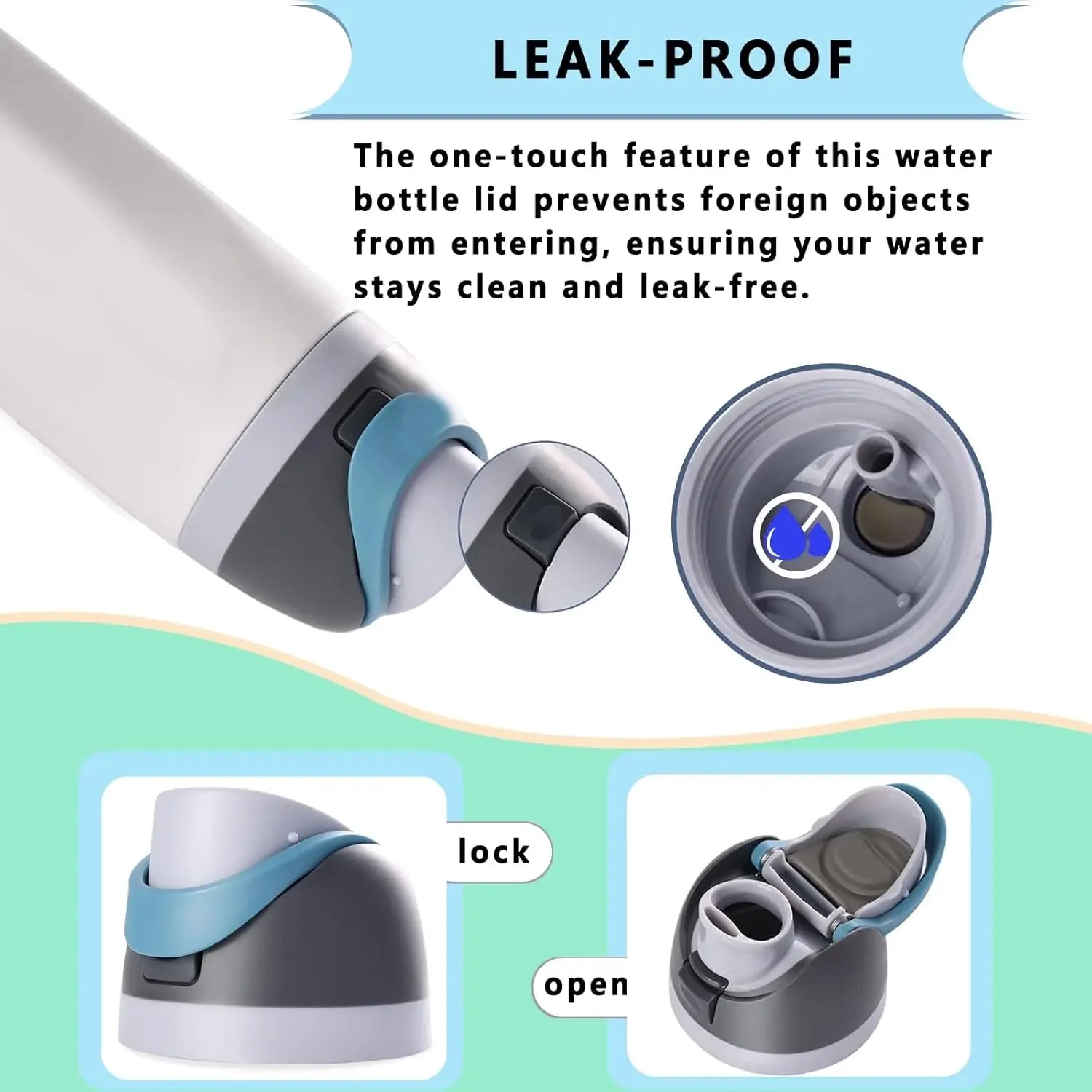 Replacement Lid for Owala Freesip Water Bottle Compatible with Owala Lid Cap Premium Accessories for 16oz 24oz 32oz 40oz Bottles