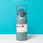 DODGE Insulated Thermo Bottle with Straw – Large Capacity Stainless Steel Vacuum Flask for Hot & Cold Drinks