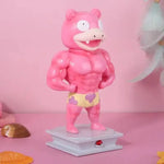 Pokemon Toys GYM Figurines Cartoon Fitness Muscle Man Action Figure Charmander Bulbasuar Squirtle Gengar Fit Model Anime Toys