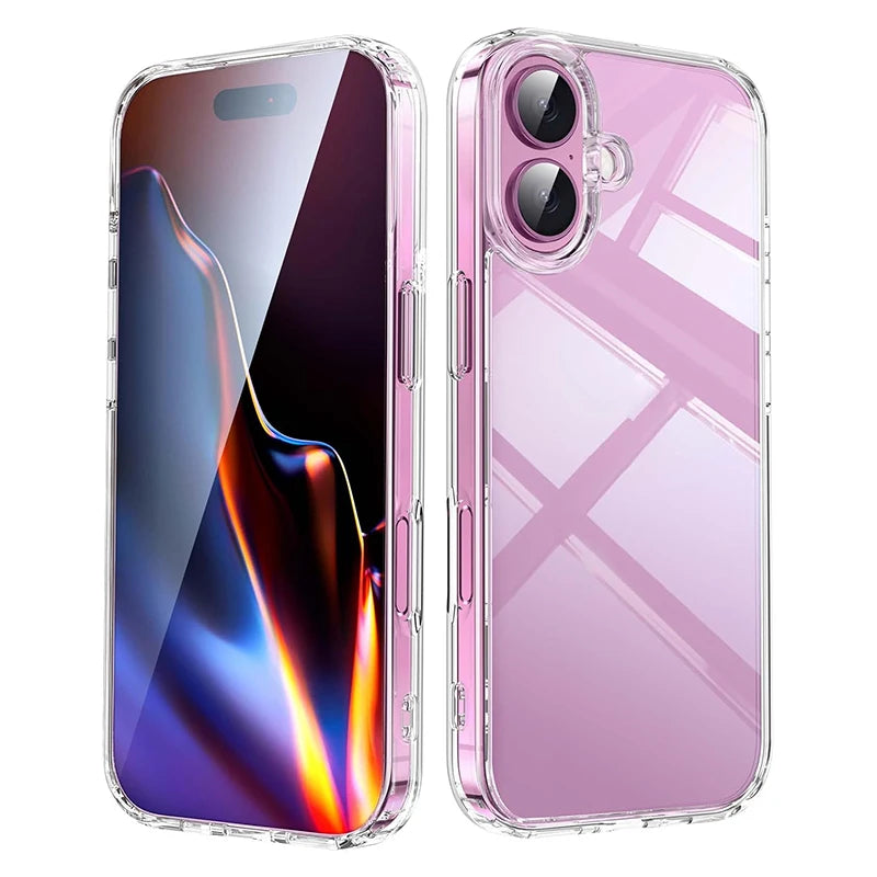 Luxury Crystal Case for iPhone 17 Air 16 15 14 13 12 11 Pro Max Back Shell Military Grade Hybird Case for iPhone 17 Pro Max Capa