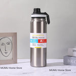 600/800/1000ML Outdoor Thermos Water Bottle Stainless Steel Insulated Cup Keeps Cold and Heat Thermal Mug Travel Vacuum Flasks