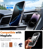 Magnetic Magsafe Wireless Charging Case For iPhone 17 Pro Max iPhone17 Air Clear Hybrid Hard Cover Soft Shell For iPhone17ProMax