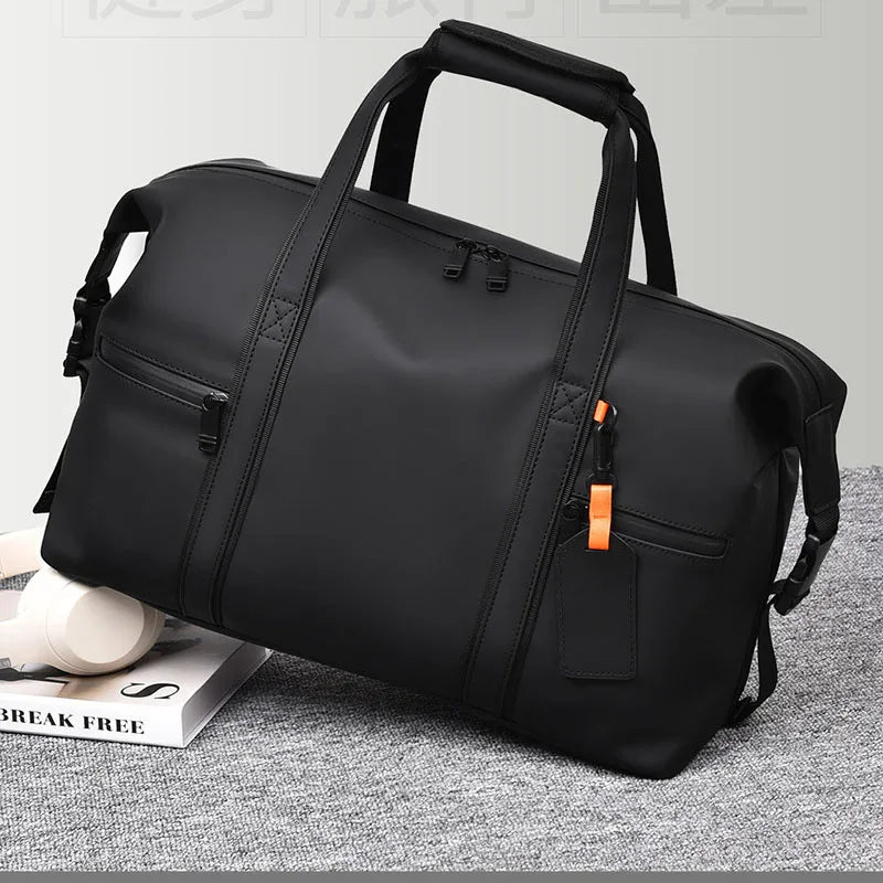 Gym Bag Men Hand-Held Luggage Bag Short Distance Large Capacity Travel Luggage Bag Business Trip Lightweight Travel Leisure Bag