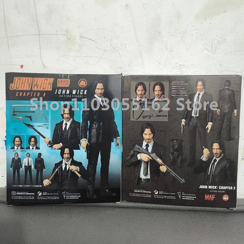 Mafex 085 JOHN WICK Chapter 2 with Dog Figure Chapter 4Mafex 212 John Wick Action Figure Figure Model Toys Dolls Birthday Gift