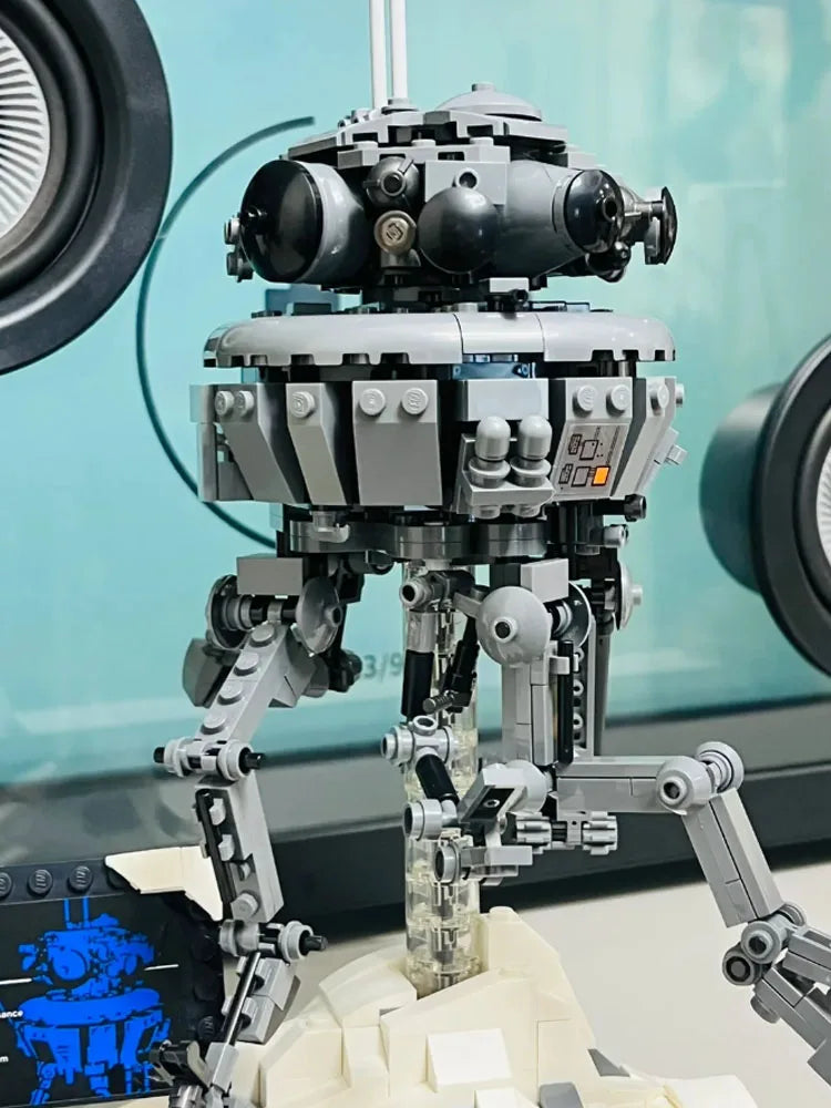 MOC Stock Imperial Probeing Droided 75306 Model Bricks Creative Idea Detection Robot Building Blocks Toys Kids Boys Gifts