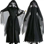 Frightening Vampire Black Bridal Gown Cosplay Costume Unique Special Purpose Clothing From China Mainland For Halloween Party
