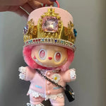 Gd With G-Dragon Labubu Baby Clothes 17cm Suit Pendant Plush Doll Clothes Cute Doll Clothes Vinyl Keychains Clothes