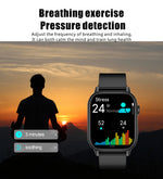 LIGE 2025 For Android IOS GPS Smart Watch Women 2.01" HD Screen Heart Rate Bluetooth Call Compass IP68 Waterproof Men Smartwatch